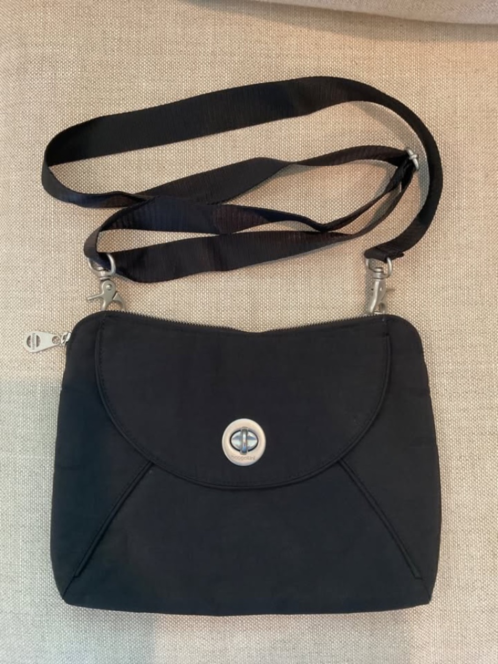 Baggallini Black Travel Crossbody Bag